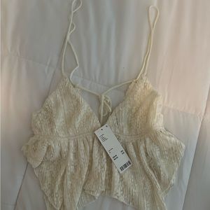 Lace babydoll cami
